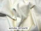 Wholesale cotton tubular stretch knit fabric OFF WHITE Ivory 3 yds x 