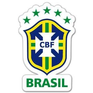  Brazilian Football National TEAM BRAZIL sticker 4 x 5 