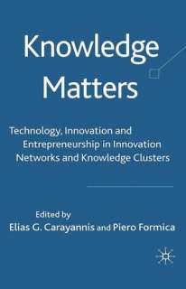   Knowledge Matters by Elias G. G. Carayannis, Palgrave 