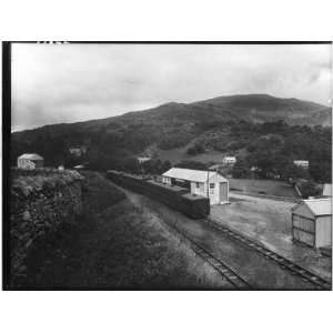  Welsh Highland Railway in Beddgelert, Gwynedd Stretched 