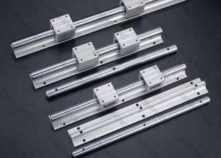 linear bearing rail 2 SBR16 750mm rails + 4 blocks  