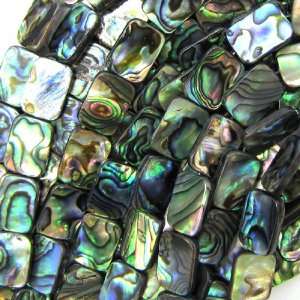  10x14mm abalone shell rectangle beads 16 strand