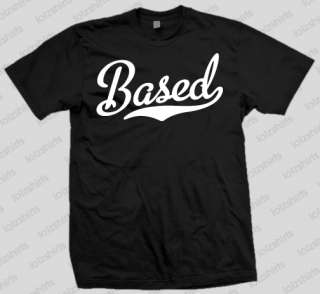 BASED Lil B Thank You Based God Baseball Shirt Swag T Shirt  