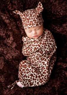  Cozy Cocoon® Organic Leopard Baby Bunting Cocoon 