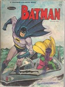 BATMAN~COLORING BOOK~1966~WHITMAN~  