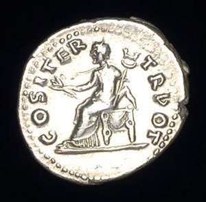 Ancient Roman Silver Denarius coin of Vespasian 69 79AD  