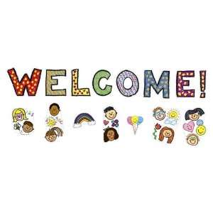  Welcome Bulletin Set, 7 Letters 14x12,7 Decorative 