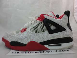 Nike Air Jordan IV 4 Retro i v 5 vi xi WHITE LASER 11.5  