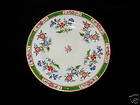 Minton Green Band Floral 6 Plate B804 Pattern 1905