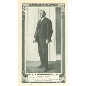    1911 Print Perry D Knapp Toledo Ohio Police Chief 