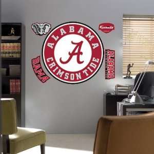  Alabama Crimson Tide Team Logo Fathead Wall Sticker 