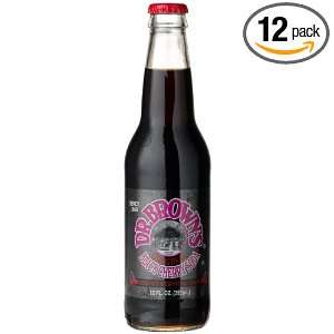 Dr. Browns BLACK CHERRY SODA   Its Kosher and very cherry, 12 