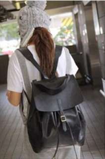 New Ladys fashion Pu Leather Backpack Purse 941 Black  