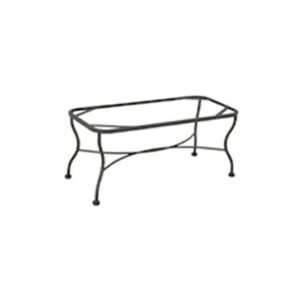  Meadowcraft Patio Table Wrought Iron 40 x 18 Base Charcoal 