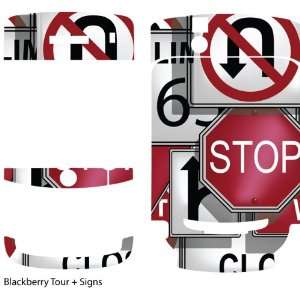    Signs Design Protective Skin for Blackberry Tour Electronics