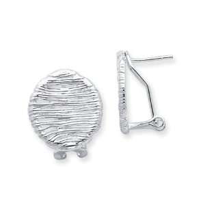  Silver Web Button Earrings   18mm Jewelry