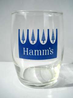Hamms Beer Barrel Glass St Paul MN Blue Trees  