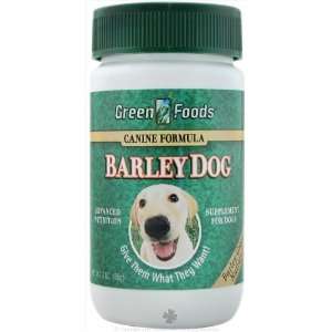  Green Foods Pet Supplements Barley Grass for Dogs 3 oz 