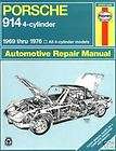 Porsche 914 Repair Manual 1969 to 1976 USED Book