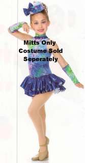 MITTS ONLY Matches UPTOWN GIRL Dance Costume SZ CHOICE  