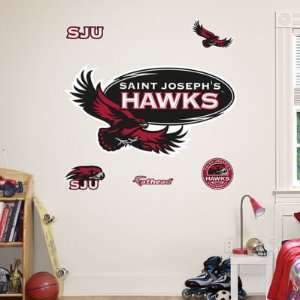  Saint Josephs Hawks Logo Fathead NIB 