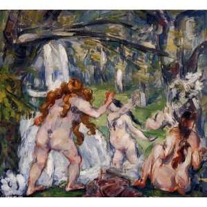 FRAMED oil paintings   Paul Cezanne   24 x 22 inches   Three Bathers