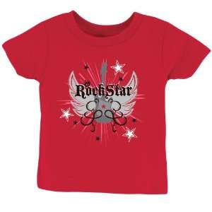  Lets Party By Party Destination Rock Star T Shirt / Red 