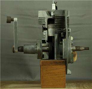 Vintage Mechanical Engineering School Training Model Single Cylinder 