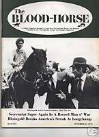 Blood Horse Secretariat Tentam Rheingold Allez France  