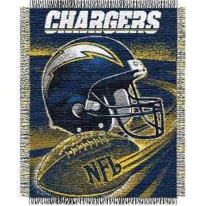  San Diego Chargers NFL Woven Jacquard Throw Sports 