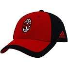 adidas AC Milan Red Black Club Team A Flex Hat   S/M