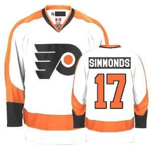   Wayne Simmonds #17 Philadelphia Flyers Jersey White Hockey Jerseys 