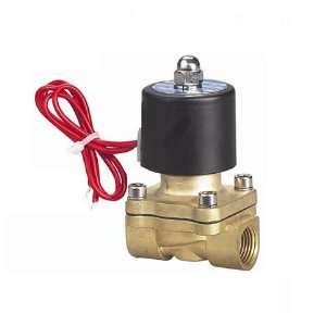 New 1/2 AC 220V Water Oil Solenoid Valve 2 Way 2 Position 