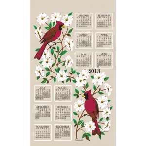  Linen Calendar Towel 2013 (Dogwood & Cardinal)