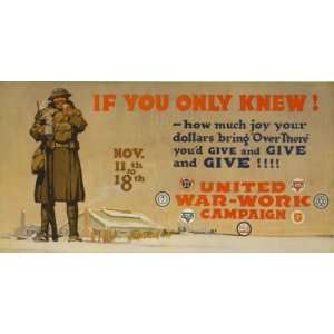   give and give and give United War Work Campaign Nov. 11th to 18th