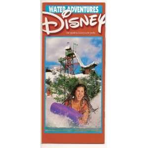   Vintage 90s Walt Disney World Water Parks Brochure 