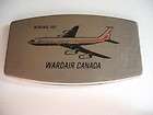 WARDAIR CANADA BOEING 707 AIRPLANE ADVERTISING VINTAGE ZIPPO KNIFE