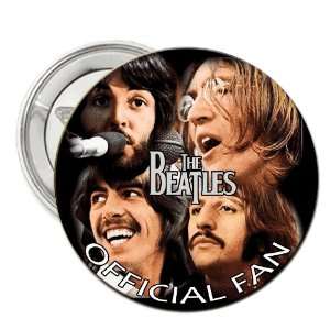  2.25 Button Magnet The Beatles   Official Fan 