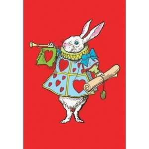  Alice in Wonderland Horn and Hearts   Paper Poster (18.75 
