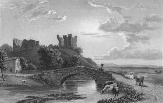 WESTMORLAND Brough Castle Westall Kendal  Finden, 1830_w  