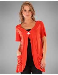 Plus Size Orange Whats In Store Top