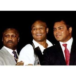 Muhammad Ali, Joe Frazier and George Forman by Unknown 24x20