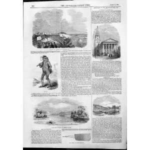   Lake Trout Fishing Derwentwater With Otter Board 1844