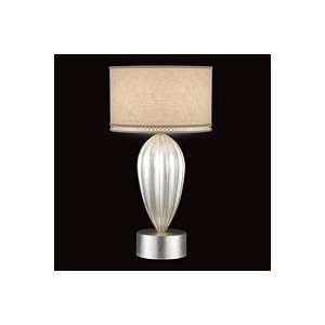  Fine Art Lamps 793110ST Allegretto Silver Leaf Table Lamp 
