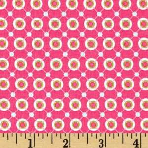  44 Wide Michael Miller Whimsy Ditto Dots Pink Fabric By 