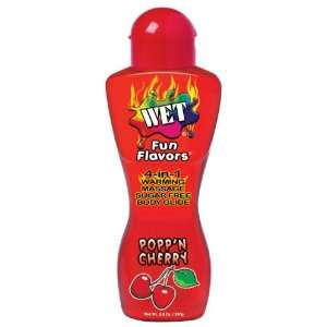  WET Fun Flavors 4 In 1 Edible Warming Massage Oil Lubricant 