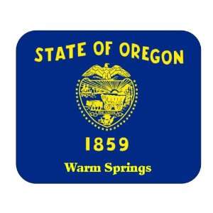  US State Flag   Warm Springs, Oregon (OR) Mouse Pad 