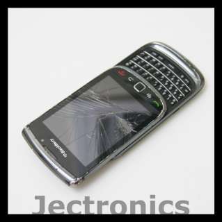 RIM BLACKBERRY TORCH 9800 AT&T BLACK SMARTPHONE  CRACKED SCREEN NO 