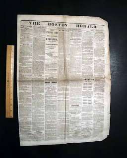 1864 Civil War Newspaper ABRAHAM LINCOLN ELECTION (Ongoing Voting 