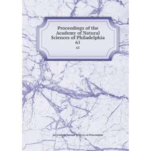  Proceedings of the Academy of Natural Sciences of 